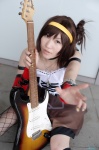 belt cosplay elbow_gloves fishnet_stockings gloves guitar hairband rou suzumiya_haruhi suzumiya_haruhi_no_yuuutsu thighhighs rating:Safe score:0 user:nil!