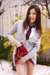 blouse cardigan dgc_0549 kurasawa_runa pleated_skirt school_uniform skirt skirt_lift tie rating:Safe score:0 user:nil!