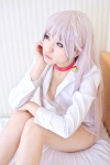 asanagi_rin bell blouse collar cosplay heterochromia k neko_(k) pink_hair rating:Safe score:0 user:pixymisa