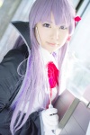 aji bb_(fate/extra_ccc) blouse cosplay fate/extra_ccc fate/series gloves hair_ribbons overcoat purple_hair ribbon_tie twintails wand rating:Safe score:0 user:pixymisa