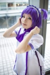 cosplay dress hachimaru hairband ojamajo_doremi purple_hair segawa_onpu side_ponytail rating:Safe score:0 user:nil!