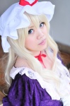 blonde_hair cosplay dress elbow_gloves gloves hat noa touhou yakumo_yukari rating:Safe score:0 user:nil!