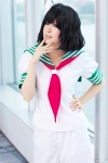 amamiya_shion cosplay murasa_minamitsu sailor_hat sailor_uniform school_uniform shorts touhou rating:Safe score:0 user:nil!