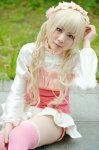 blonde_hair bloomers blouse cosplay dress hairband karneval thighhighs tsukumo yuzu rating:Safe score:0 user:nil!