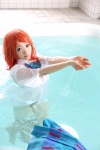 blouse cosplay higurashi_ran love_live!_school_idol_project m_vol.1 nishikino_maki panties pool red_hair school_uniform wet rating:Safe score:3 user:nil!