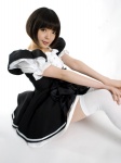 apron costume moe-boo namada thighhighs waitress waitress_uniform zettai_ryouiki rating:Safe score:1 user:nil!