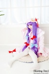 cosplay dress hat patchouli_knowledge purple_hair robe saku sweet_garden thighhighs touhou zettai_ryouiki rating:Safe score:0 user:nil!