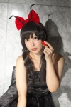 akiyama_mio antenna cosplay dress hairbow k-on! narihara_riku rating:Safe score:0 user:pixymisa