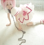 chains cosplay dress kaname_madoka keika kneehighs na-san pink_hair puella_magi_madoka_magica twintails rating:Safe score:0 user:nil!