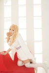 blonde_hair cape cosplay deep_rabbit dress macross macross_frontier macross_frontier:_itsuwari_no_utahime saku sheryl_nome thighhighs zettai_ryouiki rating:Safe score:0 user:nil!