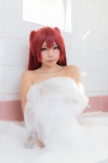 bathroom bathtub cosplay guguru guguru_heart kousaka_tamaki nude red_hair soap_suds to_heart to_heart_2 twintails wet rating:Questionable score:0 user:nil!