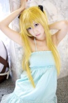 blonde_hair chii cosplay fate_testarossa hair_ribbons lyrical_nanoha summer_dress twintails rating:Safe score:0 user:pixymisa