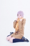 cardigan cosplay ibara kneesocks nagato_yuki pleated_skirt purple_hair skirt suzumiya_haruhi_no_yuuutsu rating:Safe score:1 user:pixymisa