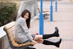 blouse cardigan costume kneesocks okamoto_rei pleated_skirt school_uniform skirt tie rating:Safe score:0 user:nil!