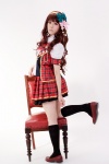 akb48 blazer blouse bowtie cosplay hairband hairbows kneesocks miniskirt necklace red_hair skirt slip tagme_character yuyu_kaname rating:Safe score:0 user:pixymisa