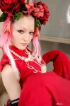 cosplay flowerhead kawasaki_ai king_of_fighters pink_hair qipao sarashi xiao_lon rating:Safe score:0 user:nil!