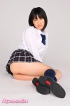 ass blouse costume kneesocks mashiro_an pleated_skirt school_uniform skirt rating:Safe score:1 user:nil!