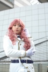 aikawa_rami cosplay dolls gloves microphone miyuki pink_hair uniform rating:Safe score:0 user:nil!