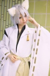 animal_ears cosplay fox_ears inu_boku_secret_service kimono miketsukami_soushi riko silver_hair rating:Safe score:0 user:nil!