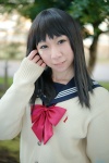 bandage blouse bowtie cardigan cosplay kemitasou original sailor_uniform school_uniform rating:Safe score:0 user:pixymisa