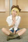 bikini_top blonde_hair blouse boots cosplay cowboy_hat denim open_clothes shorts swimsuit tagme_character tagme_series wacha rating:Safe score:2 user:nil!