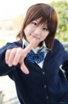 blouse cardigan cosplay misaki original school_uniform rating:Safe score:0 user:nil!