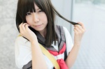 bakemonogatari cosplay dress reco scarf sengoku_nadeko shoulder_bag rating:Safe score:0 user:pixymisa