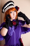 cosplay dress eva_beatrice gloves hat orange_hair saku shawl umineko_no_naku_koro_ni rating:Safe score:0 user:nil!