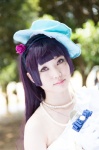 blouse cosplay flower gloves gokou_ruri hairband hat karin_(iv) microphone necklace ore_no_imouto_ga_konna_ni_kawaii_wake_ga_nai pink_eyes purple_hair rating:Safe score:0 user:pixymisa