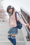 jacket shino_kei skirt thighhighs tshirt zettai_ryouiki rating:Safe score:3 user:pixymisa