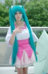 aqua_hair cosplay dress hatsune_miku kooki tagme_song twintails umbrella vocaloid rating:Safe score:1 user:nil!