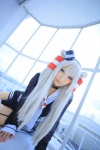 amatsukaze_(kantai_collection) bikini cosplay garter_belt hat kantai_collection sailor_dress saku see-through senku side-tie_bikini silver_hair swimsuit twintails rating:Safe score:0 user:nil!