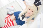 blonde_hair boots elbow_gloves gloves hairbow kantai_collection pleated_skirt sailor_uniform school_uniform shimakaze_(kantai_collection) skirt tachibana_remika thighhighs zettai_ryouiki rating:Safe score:1 user:nil!
