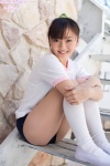 aizawa_niina buruma gym_uniform kneesocks ponytail shorts tshirt rating:Safe score:1 user:nil!