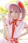 amulet_heart blouse cosplay hazuki_minami hinamori_amu pink_hair pleated_skirt ponytail shugo_chara! skirt visor wand rating:Safe score:0 user:nil!