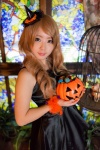 cosplay dress inami_yuri original pumpkin witch_hat wristband rating:Safe score:1 user:pixymisa