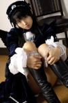boots cosplay dress hairband matsunaga_ayaka rozen_maiden suigintou wings rating:Safe score:2 user:nil!