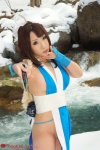 cosplay fan gauntlets hairbow kimono king_of_fighters kunoichi saku shiranui_mai rating:Safe score:2 user:nil!