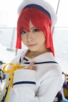 cosplay da_capo katou_mari orange_hair sailor_hat sailor_uniform school_uniform shirakawa_kotori rating:Safe score:0 user:pixymisa