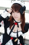 apron cleavage cosplay dress hairband konatsu_minato maid maid_uniform pia_carrot tagme_character rating:Safe score:0 user:nil!