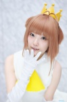 ahoge bloomers cardcaptor_sakura cosplay crown dress elbow_gloves gloves kinomoto_sakura yuki_ringo rating:Safe score:0 user:nil!