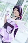 braid choker cosplay dress gloves love_live!_school_idol_project purple_hair shaa toujou_nozomi rating:Safe score:1 user:nil!