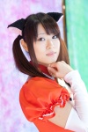 animal_ears bodysuit cat_ears cosplay detached_sleeves original ruku_megumi twintails rating:Safe score:0 user:pixymisa