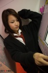 blouse cardigan costume girlz_high misaki_(iii) school_uniform tie rating:Safe score:0 user:nil!