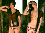 asami_reina be_natural bikini_top blouse open_clothes see-through shorts swimsuit rating:Safe score:0 user:nil!