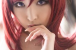 bed cosplay love_live!_school_idol_project na-san nishikino_maki pinky red_hair rating:Safe score:1 user:nil!
