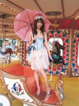 alice_(model) carousel dress flowers one_on_one ruffles umbrella rating:Safe score:0 user:nil!