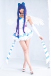 choker cosplay dress hairbow multi-colored_hair necoco panty_&_stocking_with_garterbelt shimapan_and_stocking_necosmo stocking_(psg) sword wings rating:Questionable score:2 user:nil!