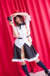 blouse camera cosplay kneesocks miniskirt nagumo_tsubasa shameimaru_aya skirt tokin_hat touhou rating:Safe score:1 user:nil!