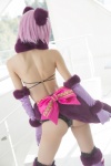 animal_ears ass bikini bow_tie cat_ears cosplay dangerous_beast do_sukebe_reisou elbow_gloves fate/grand_order gloves mash_kyrielight mike muffler pink_hair swimsuit tail thighhighs rating:Safe score:1 user:nil!